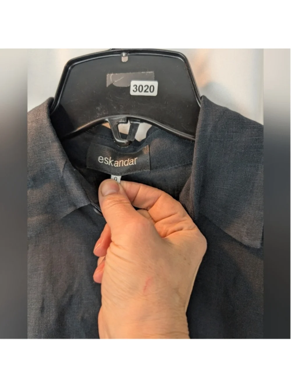 eskandar linen charcoal